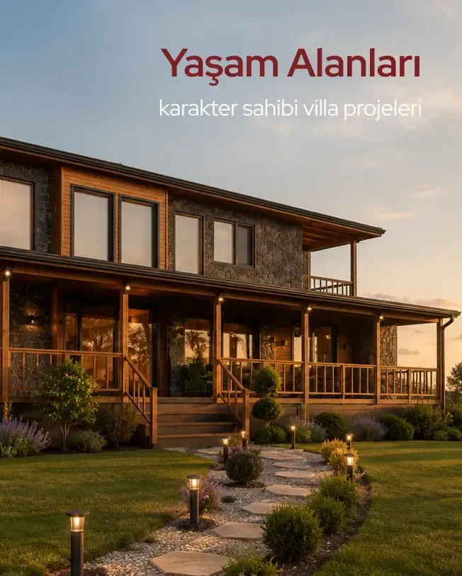 Villalara Doğal Taş Dokusu