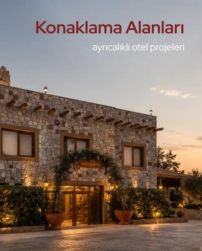Otel ve Restoranlara Prestijli Yüzeyler