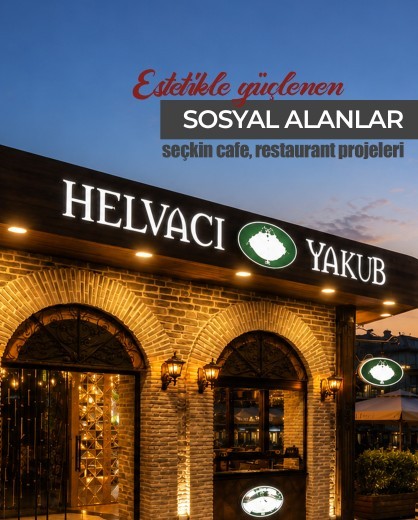 Cafe ve Restoranlara Şık Duvarlar