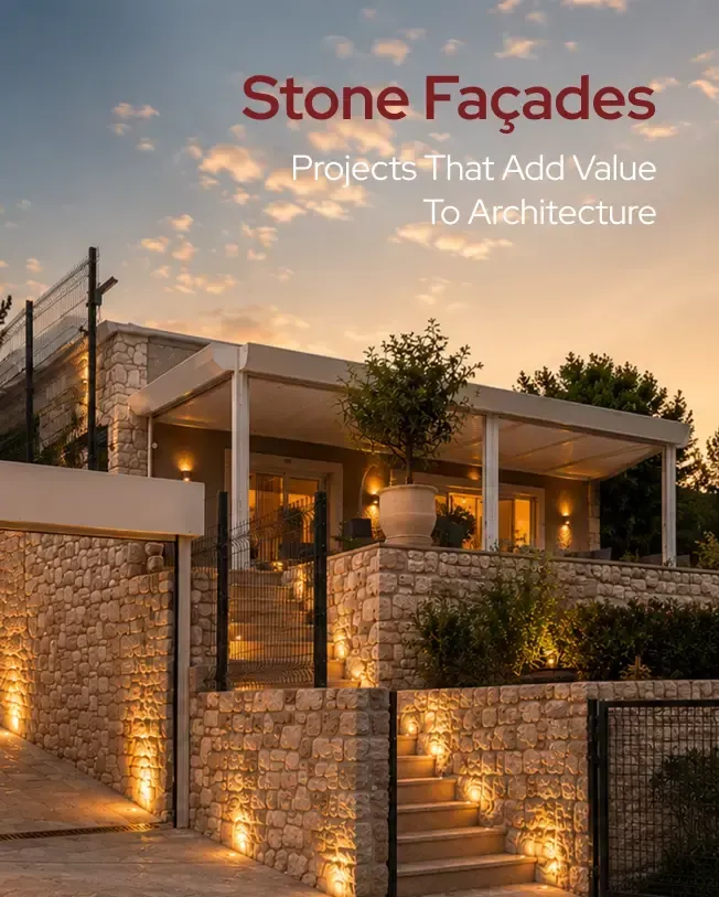 Strong Stone Effect on Exterior Facades